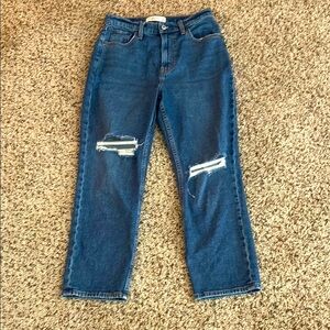 Abercrombie & Fitch Jeans Ankle Straight Ultra High Rise SZ 4 Short